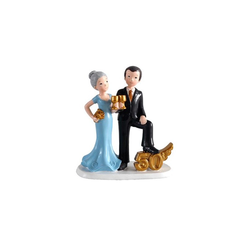 FIGURA PASTEL 50 ANIVERSARIO COPAS FIGURA PASTEL 50 ANIVERSARIO COPAS