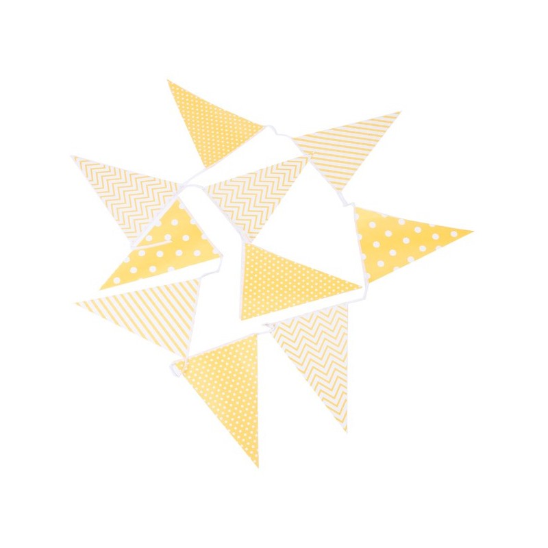 GUIRNALDA BANDERAS DECORATIVAS EVENTOS PAPEL AMARILLO GUIRNALDA BANDERAS DECORATIVAS EVENTOS PAPEL AMARILLO