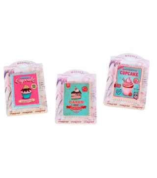 IMÁN RETRO "CUPCAKE"
