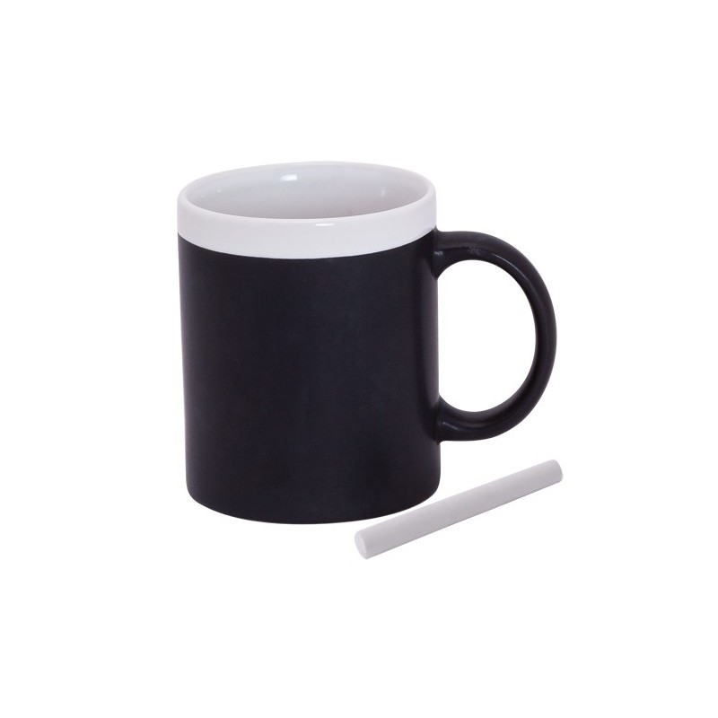 TAZA PIZARRA CERAMICA EN CAJITA INDIVIDUAL BLANCA TAZA PIZARRA CERAMICA EN CAJITA INDIVIDUAL BLANCA