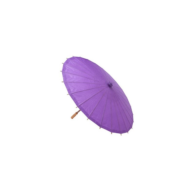 PARASOL PAPEL BAMBÚ LILA PARASOL PAPEL BAMBÚ LILA