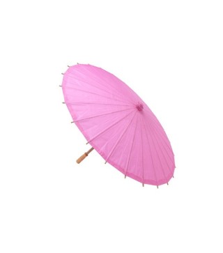 PARASOL PAPEL BAMBÚ ROSA