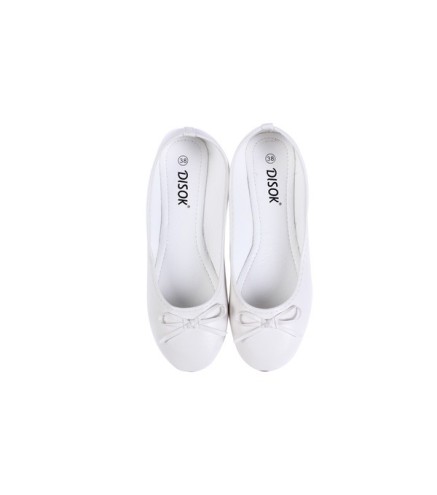 BAILARINAS MANOLETINAS "WEDDING" TALLA-S BLANCA