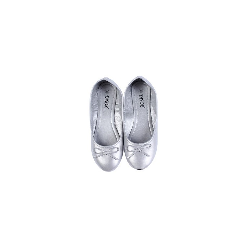 BAILARINAS MANOLETINAS "WEDDING" TALLA-M PLATA BAILARINAS MANOLETINAS "WEDDING" TALLA-M PLATA