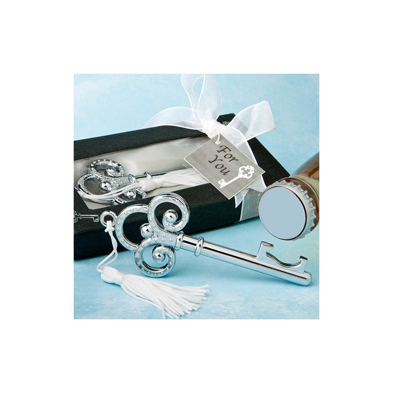 LLAVE PLATEADA ABRIDOR EN CAJA DE REGALO LLAVE PLATEADA ABRIDOR EN CAJA DE REGALO