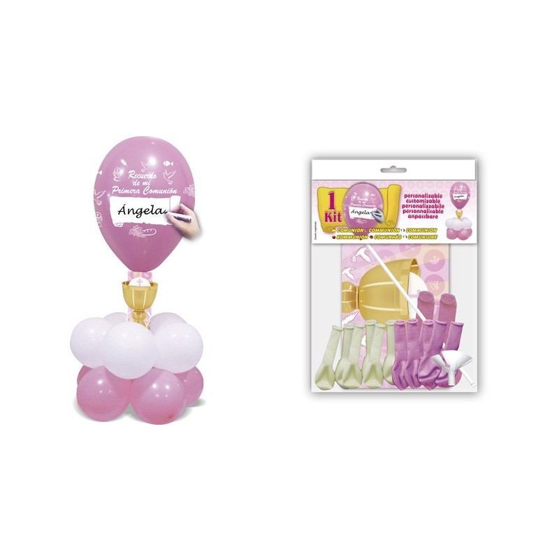 DECO KIT CENTRO "COMUNIÓN" ROSA DECO KIT CENTRO "COMUNIÓN" ROSA