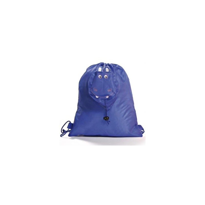 LOTE DE 40 MOCHILAS PLEGABLE ANIMALS AZUL LOTE DE 40 MOCHILAS PLEGABLE ANIMALS AZUL