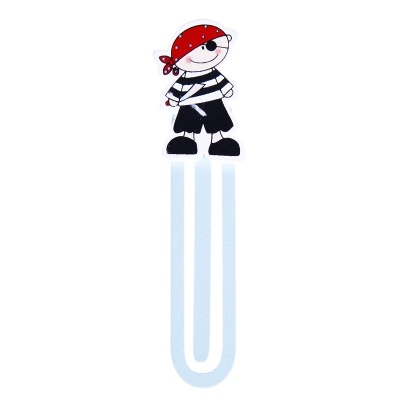 PACK 6 PUNTO DE LIBRO CLIP PIRATAS AZUL PACK 6 PUNTO DE LIBRO CLIP PIRATAS AZUL