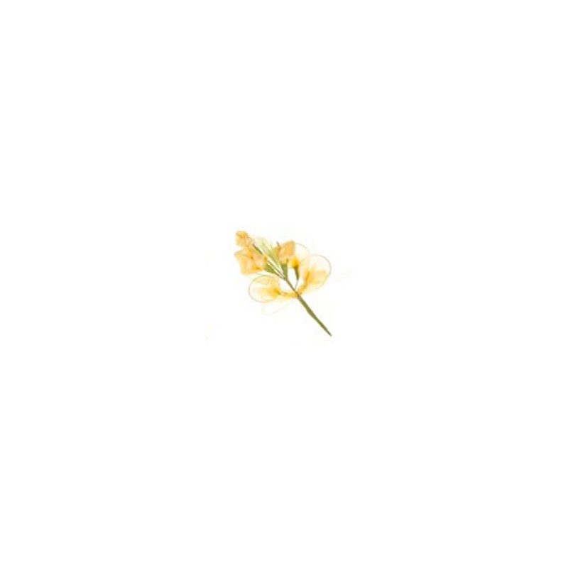 RAMILLETE DE TELA LIRIO AMARILLO RAMILLETE DE TELA LIRIO AMARILLO