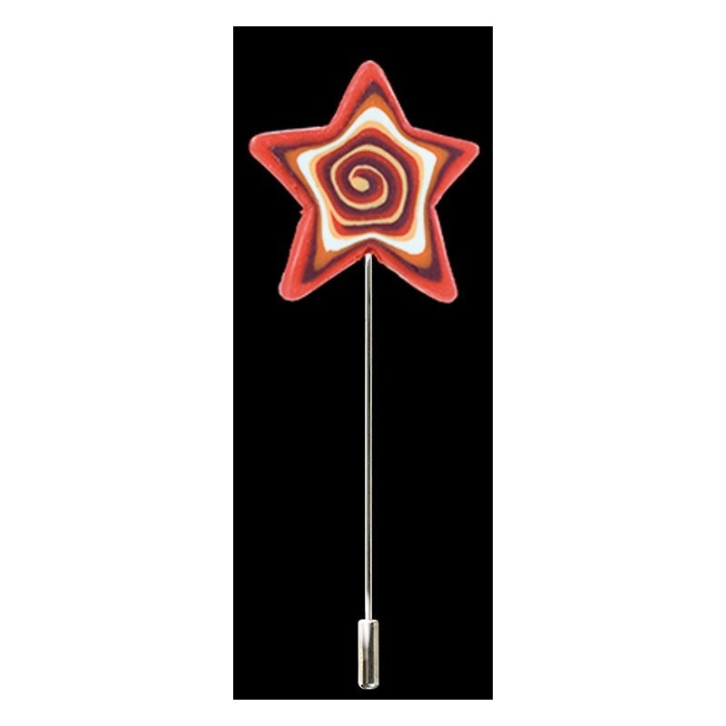 ALFILER DE NOVIA ESTRELLA PASTA MARRON ALFILER DE NOVIA ESTRELLA PASTA MARRON