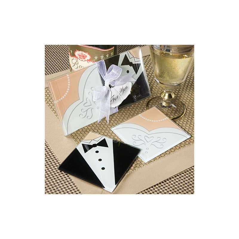 SET 2 POSAVASOS CRISTAL NOVIOS SET 2 POSAVASOS CRISTAL NOVIOS