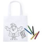 BOLSA NAVIDAD PARA COLOREAR CON 5 CERAS BOLSA NAVIDAD PARA COLOREAR CON 5 CERAS