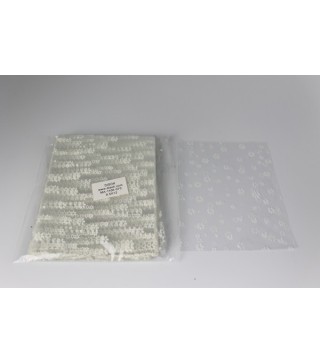 LOTE 100 BOLSAS CELOFAN FLORES 9,5 X 12 CM