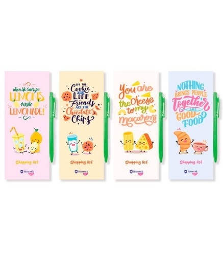 LIBRETA IMANTADA LISTA COMPRA + BOLÍGRAFO