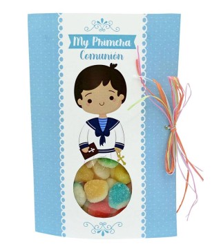 TARJETA FELIZ DÍA COMUNIÓN NIÑO 40 GR.