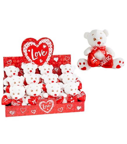 OSITO 2 CORAZONES TE QUIERO