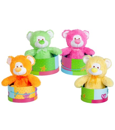 OSO COLORES EN CAJA DE REGALO