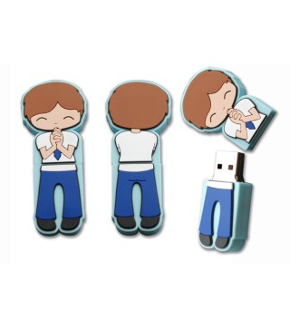 LOTE DE 4 MEMORIA USB NIÑO COMUNION 8GB