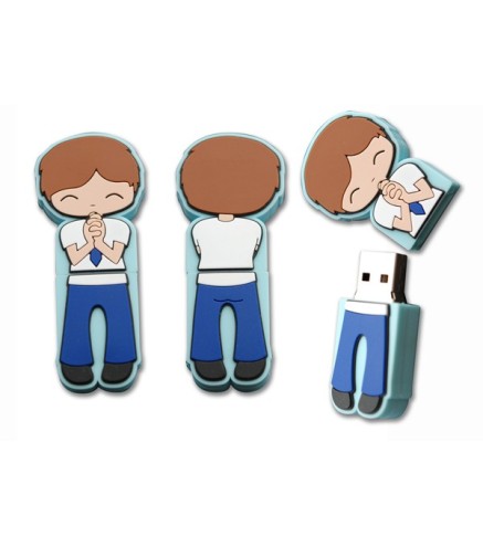 LOTE DE 4 MEMORIA USB NIÑO COMUNION 8GB