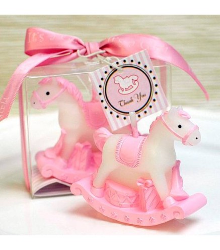 VELA CABALLO BALANCÍN BAUTIZO ROSA