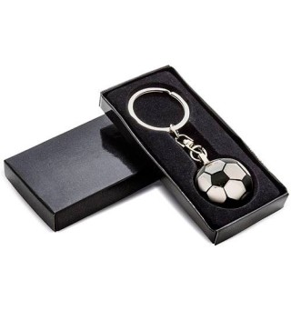 LLAVERO METÁLICO FUTBOL PRESENTADO EN CAJA REGALO