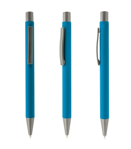 BOLÍGRAFO METÁLICO BASIL AZUL