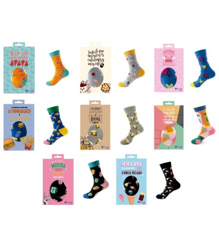 CALCETINES EN DISPLAY FRASES