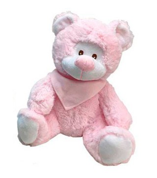 OSO PELUCHE PAÑUELO ROSA