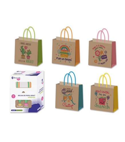 BOLSA KRAFT MENSAJES