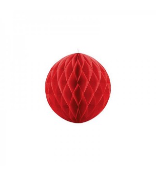 POMPONES NIDO 20CM ROJO