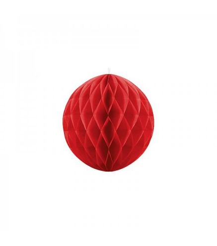 POMPONES NIDO 20CM ROJO