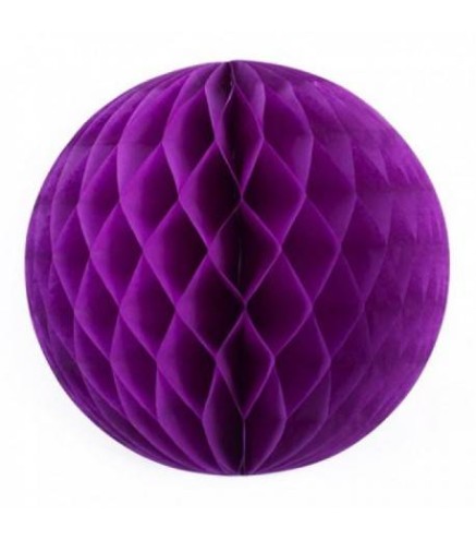 POMPONES NIDO 20CM PURPURA