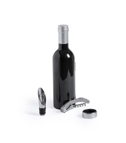 SET BOTELLA VINO 3 PIEZAS (SIN ETIQUETA)