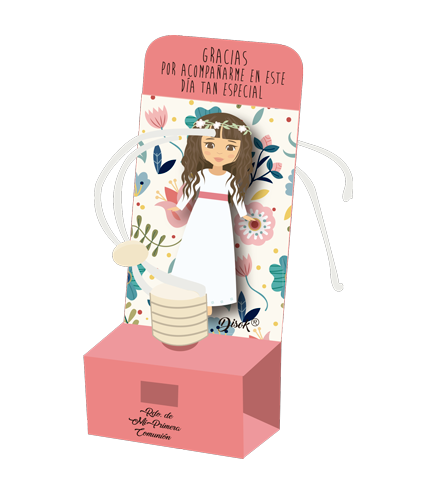 AMBIENTADOR PARA COCHE COMUNIÓN NIÑA