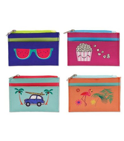 OFERTA! LOTE DE 500 MONEDERO TARJETERO CON CREMALLERA