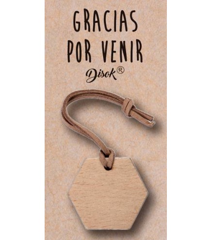 LLAVERO MADERA CON DISPLAY