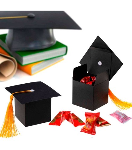 SET 12 CAJITAS GRADUACIÓN DECORACIÓN