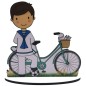 FIGURA PASTEL COMUNIÓN BICICLETA NIÑO FIGURA PASTEL COMUNIÓN BICICLETA NIÑO
