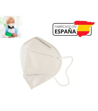 LOTE 50 MASCARILLA INFANTIL FFP2 CE - FABRICADAS EN ESPAÑA