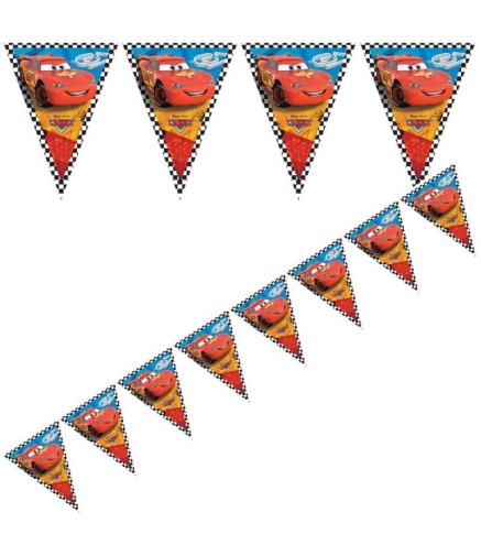 PACK  4 +1 (regalo)  DECORACIÓN CUMPLEAÑOS DISNEY CARS