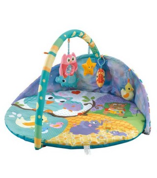 HAPPY ALFOMBRA REDONDA ACOLCHADA INFANTIL