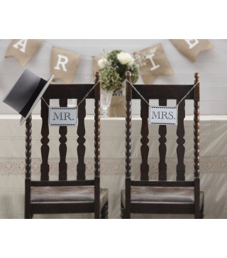 LETRERO MR & MRS