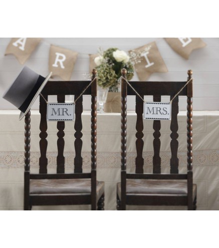 LETRERO MR & MRS