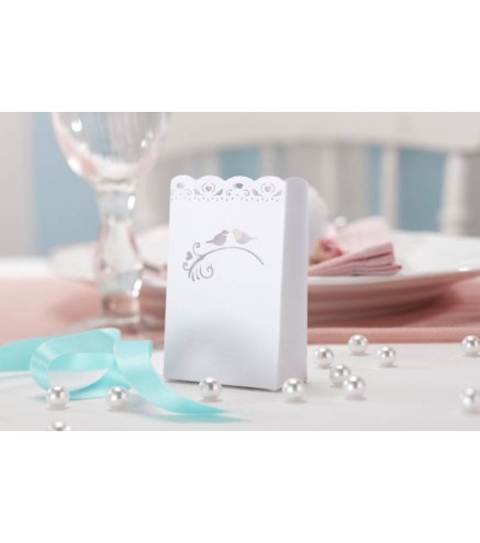 PACK DE 5 BOLSAS PARA DULCES ESTILO VINTAGE BLANCO