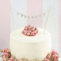 BANDERIN MARFIL PARA TARTA "MR & MRS" BANDERIN MARFIL PARA TARTA "MR & MRS"