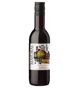 CAJA DE 24 BOTELLAS DE VINO MAYORAL COSECHA 187 ML