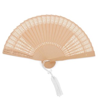 ABANICO MADERA SÁNDALO