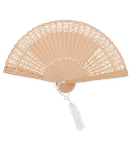 ABANICO MADERA SÁNDALO