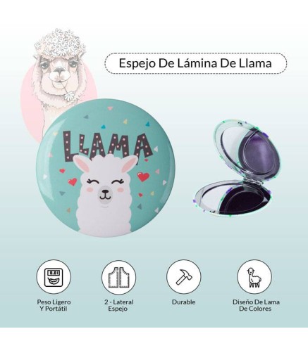 OFERTA! LOTE DE 500 ESPEJOS CHAPA LLAMA