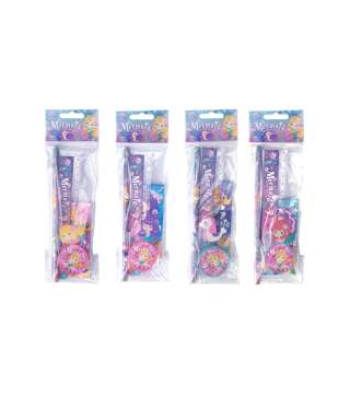 SET 5 PCS PAPELERÍA SIRENITA DE REGALO